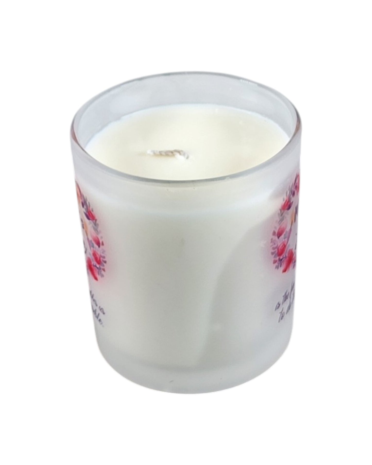 Mother's Love | Red Pineapple Type Soy Candle | 8 oz | Sublimated Glass Jar | Jenire Designs