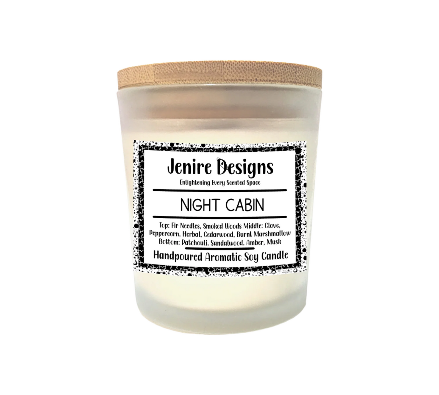 Experience and comfort with a blend of forest greens and warm spices. This candle features notes of fir and woods, with hints of clove, peppercorn, and herbs, layered over a base of patchouli, sandalwood, amber, and musk. The crackling wood wick adds to the ambiance, creating a soothing and satisfying sound as it burns Immerse yourself fresh fragrance of this candle, filled with the crisp scents of the forest and warm spices. Made from high-quality soy wax, it burns cleanly