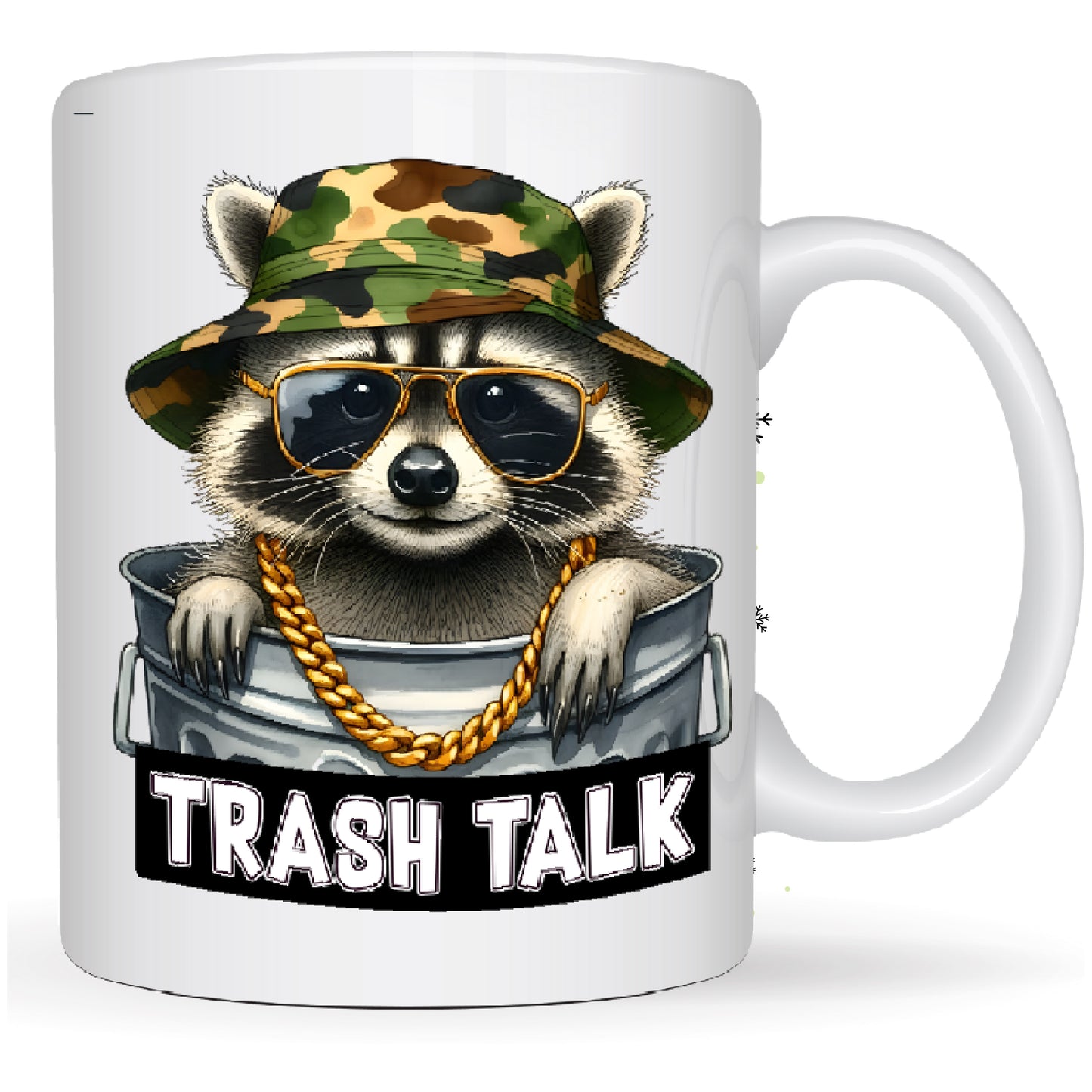 Trash Talk – Funny Soy Candle in Reusable Mug | Mahogany Teakwood Scent + Crackling Wood Wick