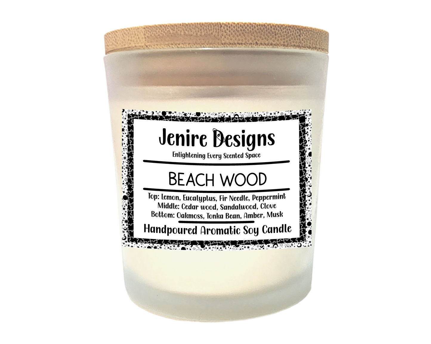 Take a deep breath and drift away.
Our Beach Woods candle captures the essence of a secluded shoreline — where fresh mint and lemon cool the air, and cedar, sandalwood, and clove anchor you in grounded calm. With soft hints of oakmoss, tonka bean, amber, and musk, this scent balances bright and earthy, like a sea breeze dancing through driftwood.
Fragrance Notes:
Top: Lemon • Peppermint • Eucalyptus • Fir Needle
Heart: Cedarwood • Sandalwood • Clove
Base: Oakmoss • Tonka Bean • Amber • Musk
