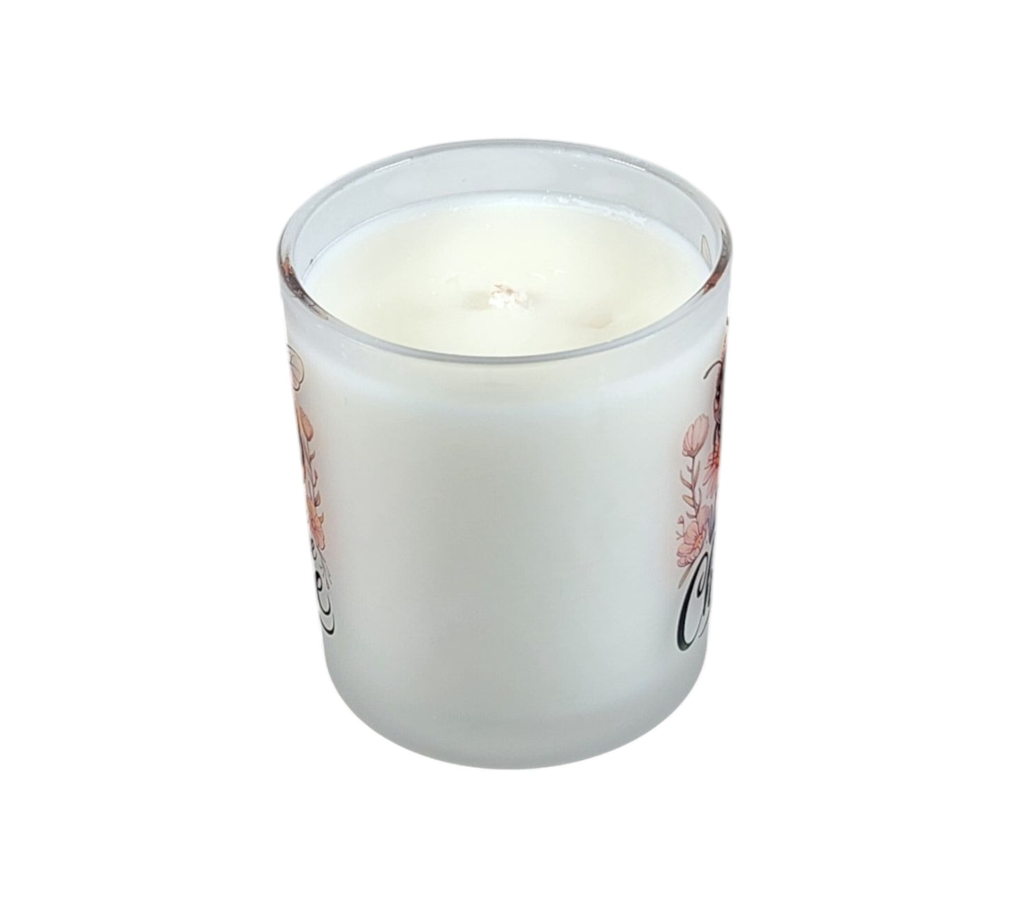 Bee the Change | Japanese Cherry Blossom Type Soy Candle | 8 oz | Sublimated Glass Jar | Jenire Designs