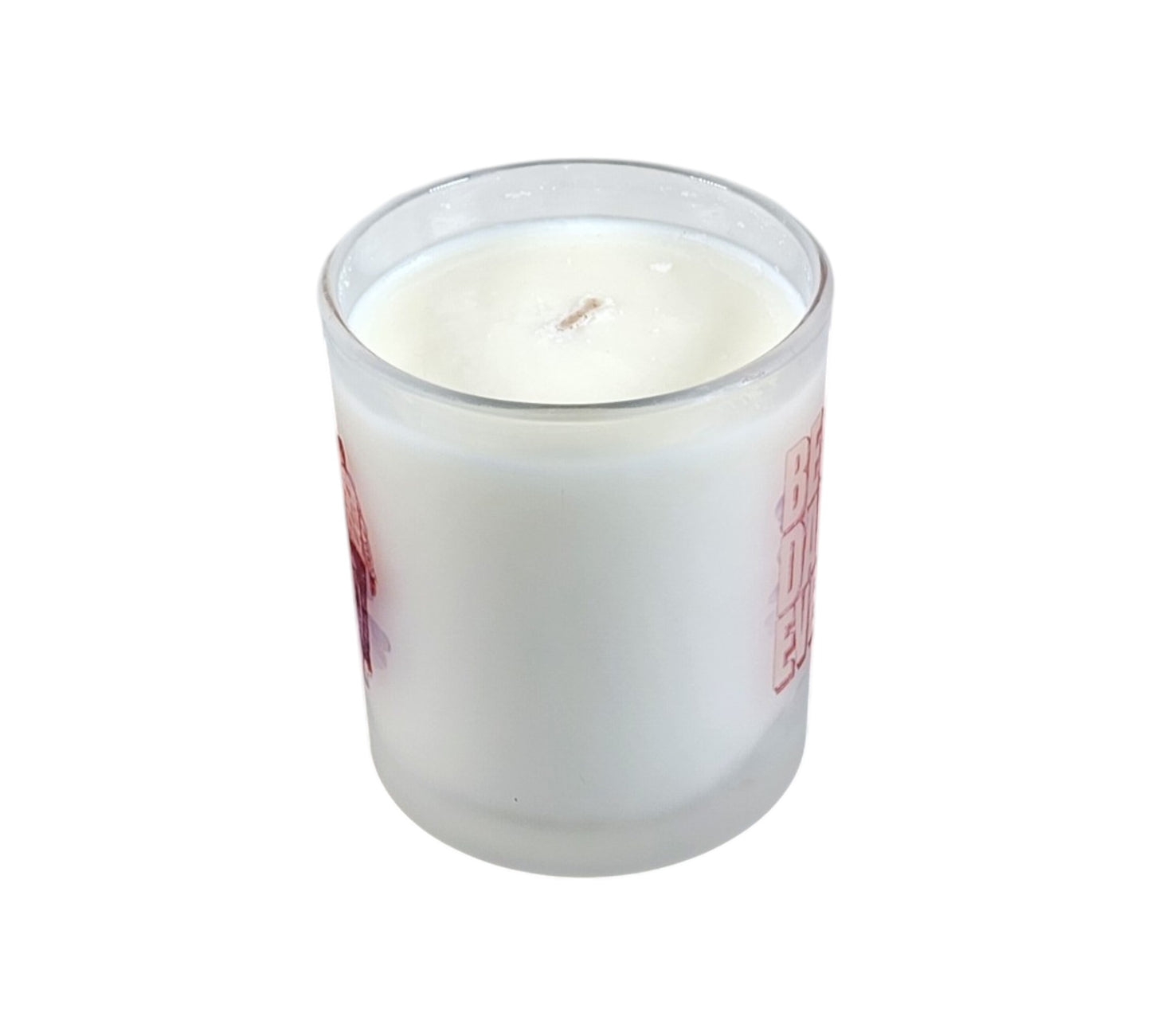 Best Dad Ever | Cool Waters Type Soy Candle | 8 oz | Sublimated Glass Jar | Jenire Designs