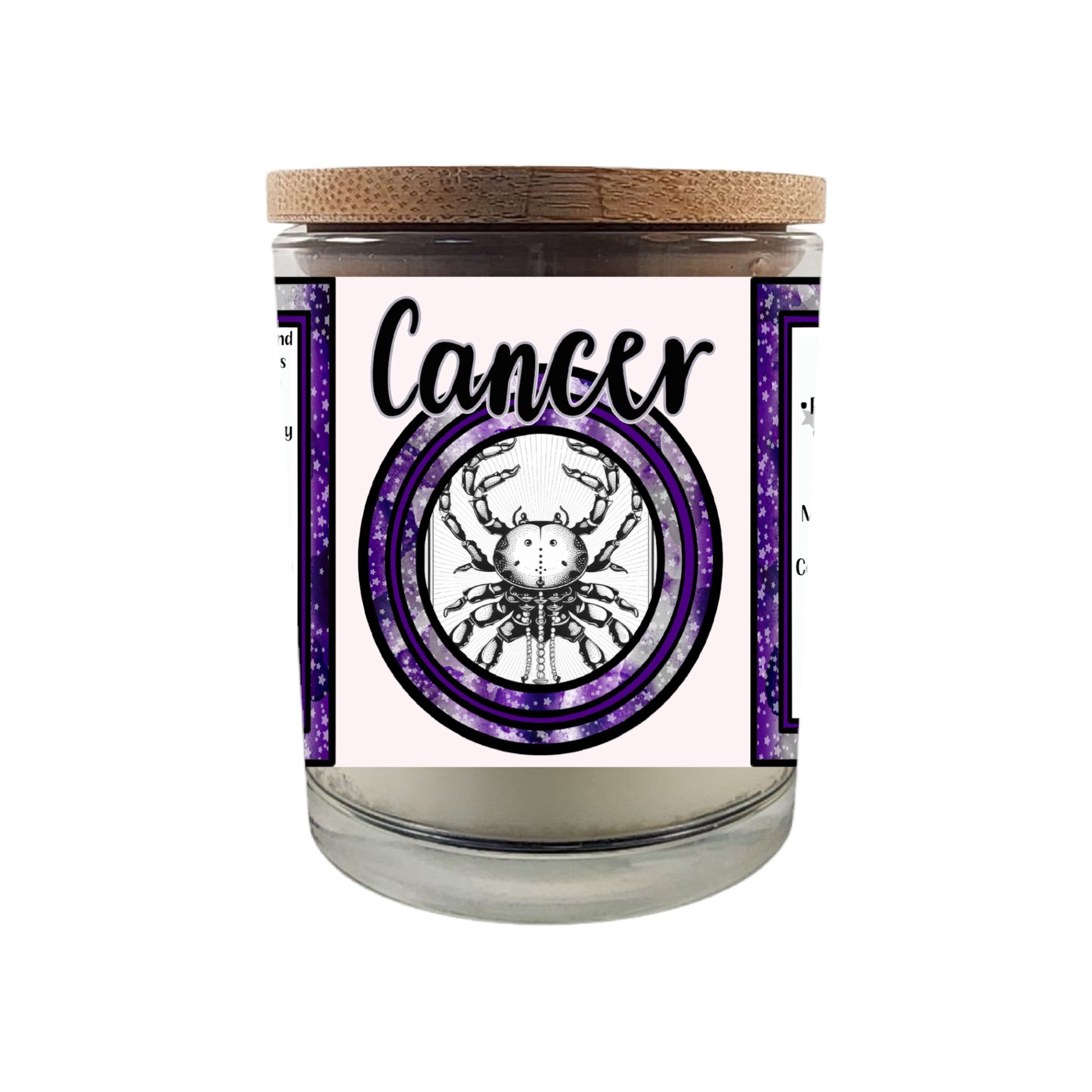 Celebrate the compassionate and intuitive spirit of Cancer with our 8 oz Crackling Wood Wick Soy Candle, designed to reflect the nurturing and emotional qualities of those born between June 21 and July 22. This astrology-inspired candle makes an ideal gift for Cancer birthdays, providing both ambiance and a personalized horoscope reading to enhance your connection with the stars.

Key Features:

Zodiac-Inspired Design: Tailored to embody Cancer's empathetic, protective, and intuitive personality.

Crackling