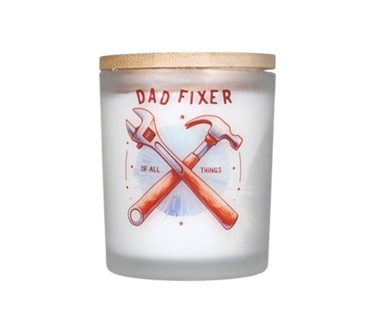 Leaky faucet? Fixed. Broken heart? Fixed. Everything in between? Fixed. 🔧

Dad Fixer of All Things — for the dad who showed up with a toolbox and somehow always had exactly what was needed. Whether it was a hammer, a hug, or just his steady presence in the room.

This one is for the dad who never said "I can't fix that." Not once.

🌲 The Scent: Mahogany Teakwood

Rich, warm, and deeply grounding. Mahogany Teakwood opens with bold mahogany wood and oak moss, settling into smooth teakwood and earthy musk — 
