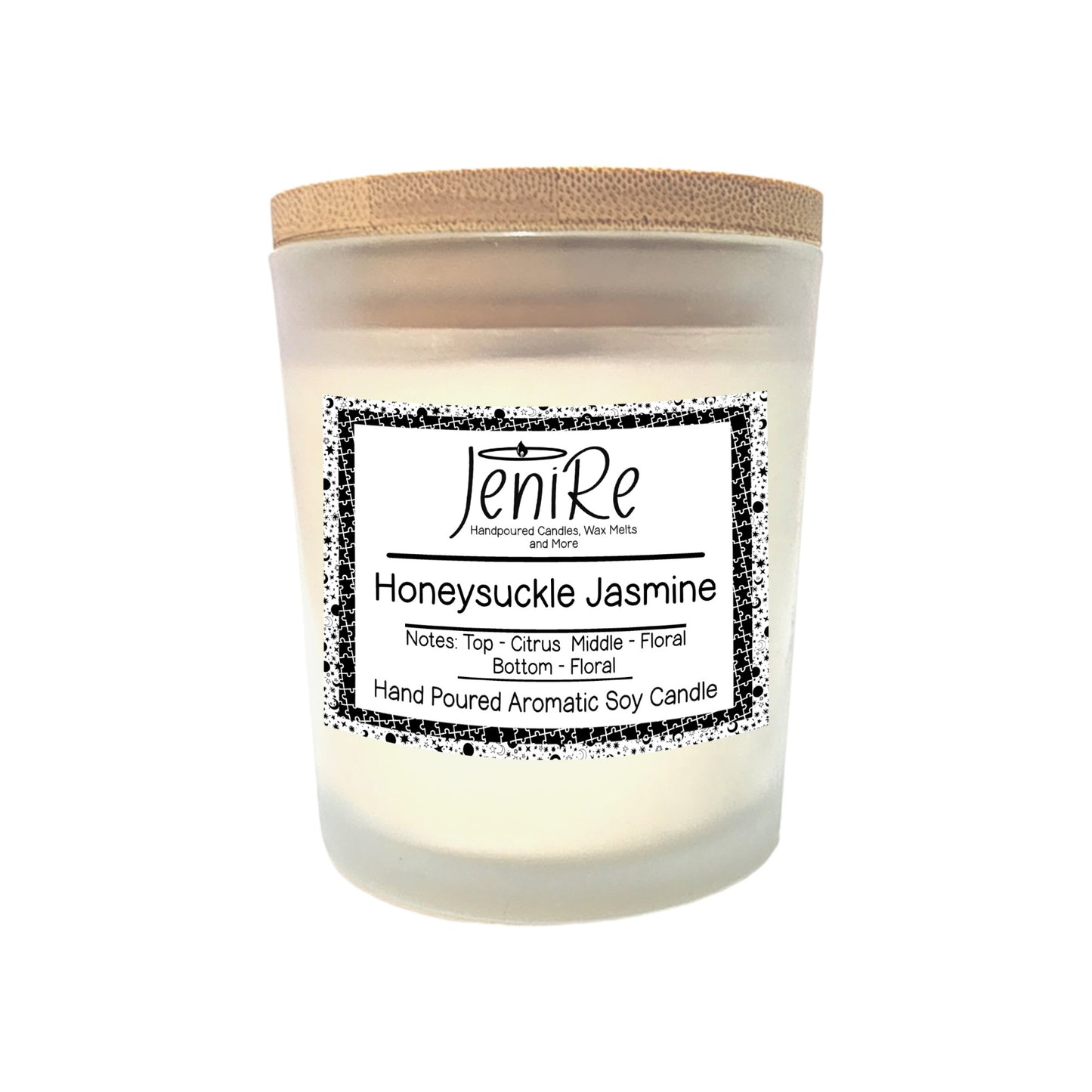 Honeysuckle Jasmine 8 oz Soy Crackling Wood Wick Candles