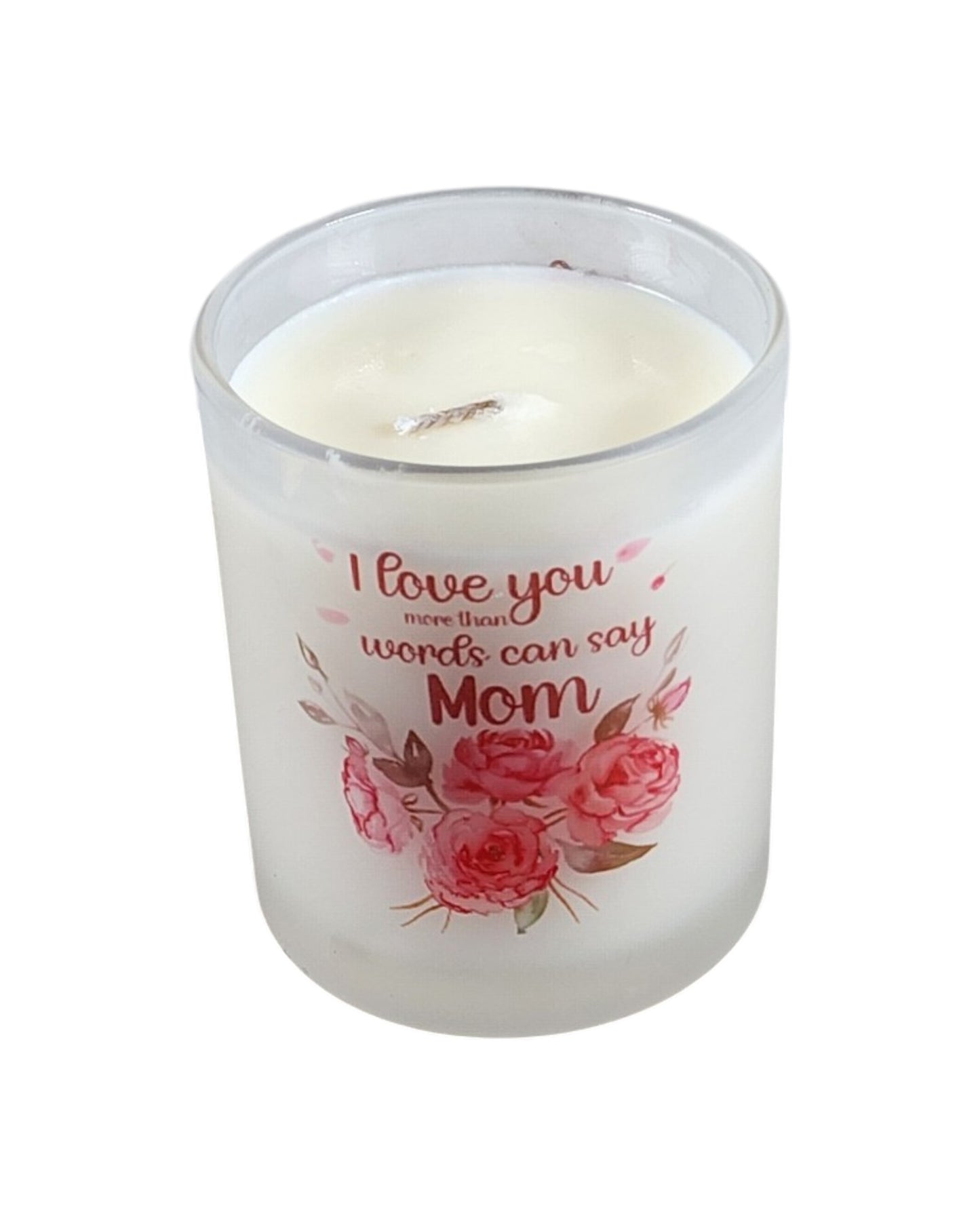 I Love You More | Red Pineapple Type Soy Candle | 8 oz | Sublimated Glass Jar | Jenire Designs