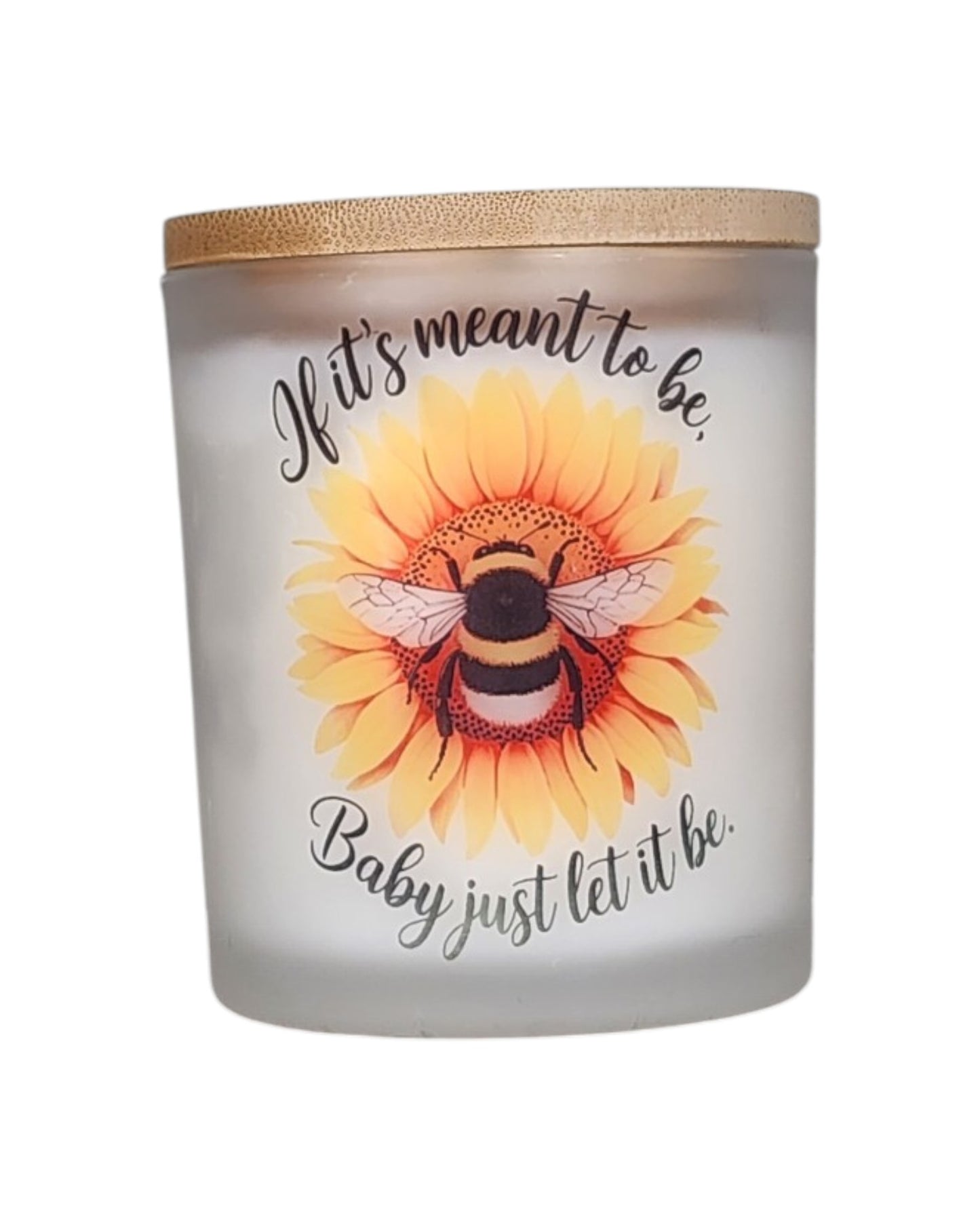 Some things you don't chase. You just trust. 🌻

If It's Meant to Be — Baby, Just Let It Be.

This candle is for the moment you finally exhale. When you stop gripping so tightly and remember that what is truly yours will find its way. That the bee doesn't force the flower — it just shows up, does its work, and trusts the rest.

Light this one when you need permission to release something. When you're learning the difference between holding on and holding space.

Let it be.

🔥 The Scent: Fire Roasted Marshm