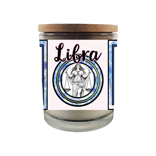 Celebrate the graceful charm of Libra with our 8 oz Crackling Wood Wick Soy Candle, designed to reflect the harmonious and diplomatic nature of those born between September 23 and October 22. This astrology-inspired candle is the perfect gift for September and October birthdays, offering a serene ambiance and personalized cosmic insight.&nbsp;

Key Features:

Zodiac-Inspired Design: Thoughtfully crafted to echo Libra’s balanced, romantic, and refined personality.

Crackling Wood Wick: Creates a soothing, fi