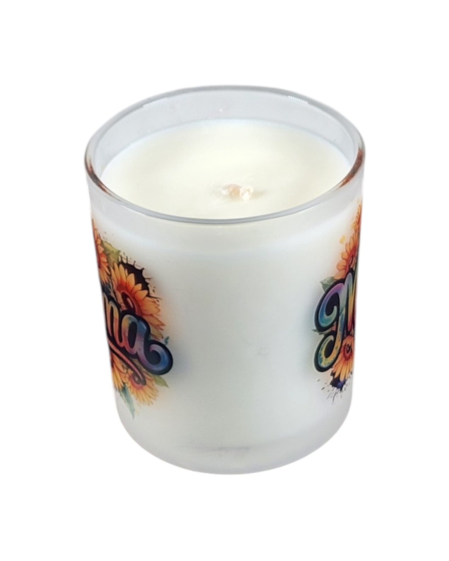 Mama | Agave Nectar Type Soy Candle | 8 oz | Sublimated Glass Jar | Jenire Designs