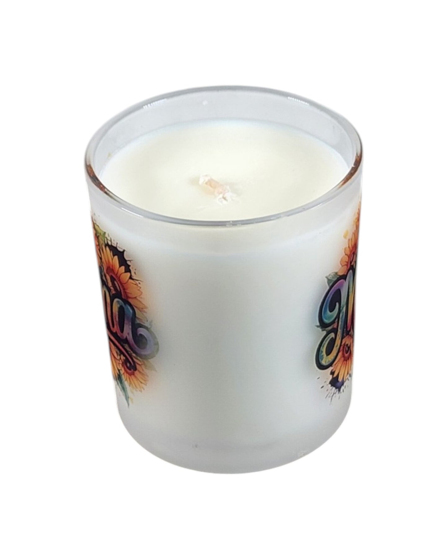 Mama | Agave Nectar Type Soy Candle | 8 oz | Sublimated Glass Jar | Jenire Designs