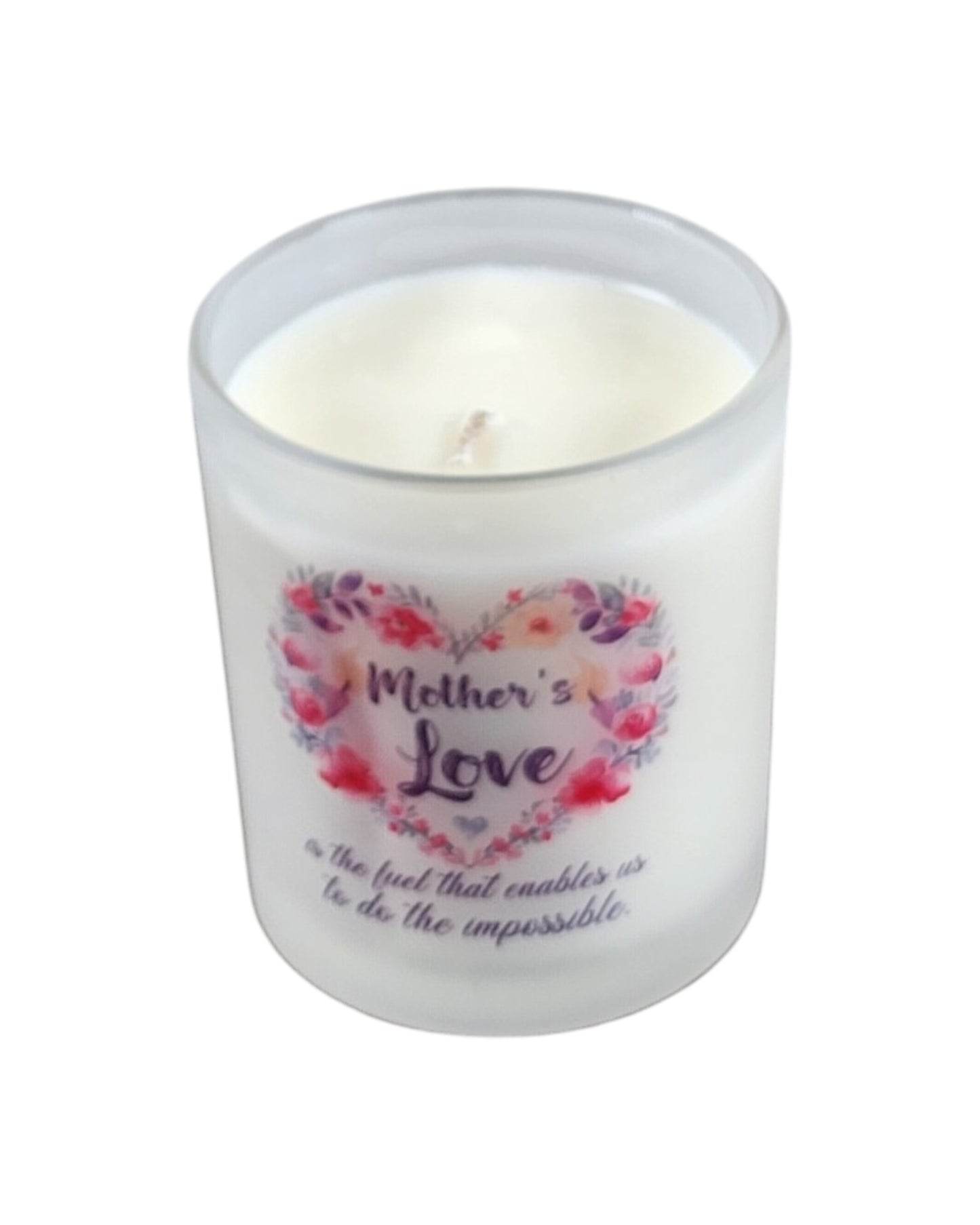 Mother's Love | Red Pineapple Type Soy Candle | 8 oz | Sublimated Glass Jar | Jenire Designs