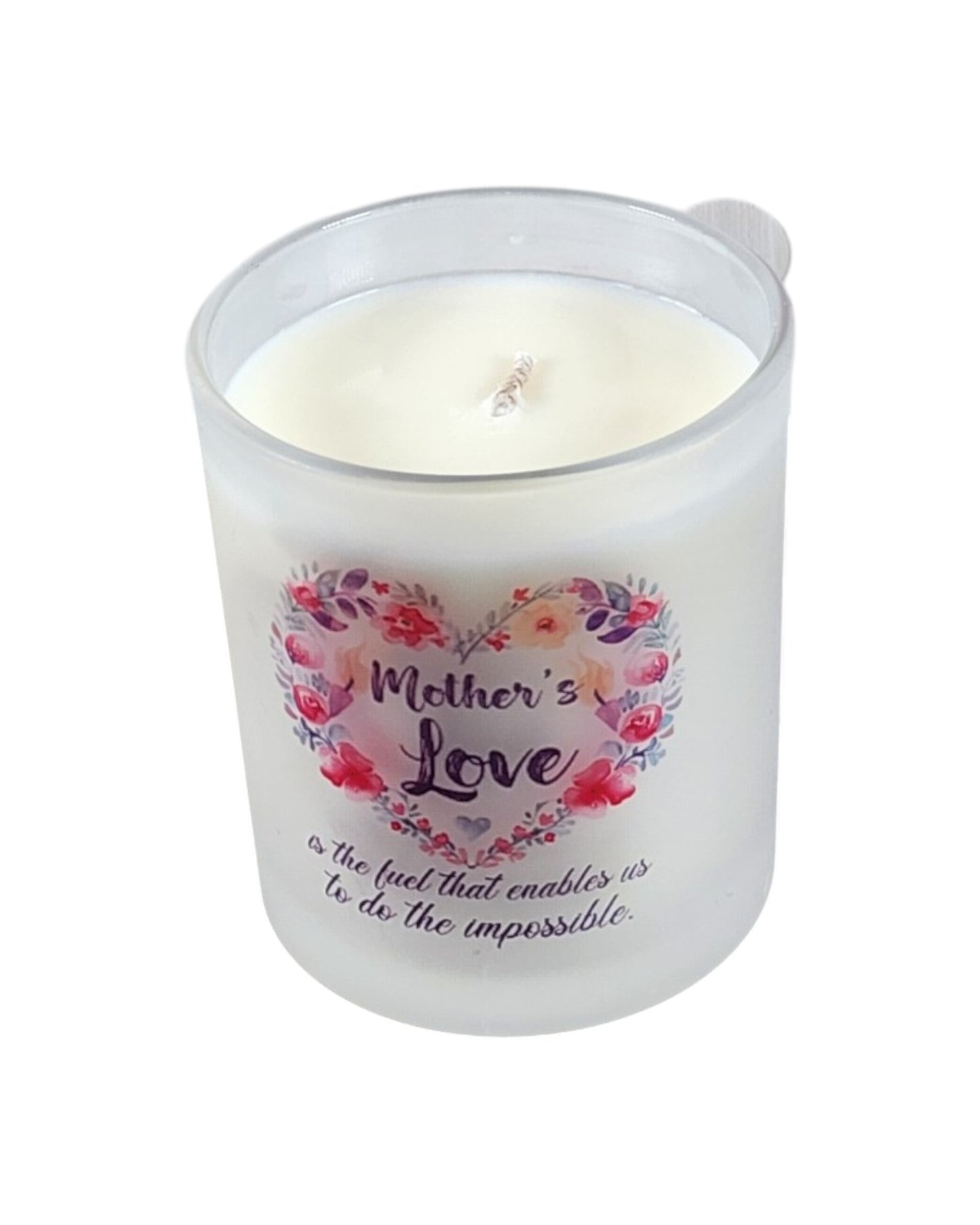Mother's Love | Red Pineapple Type Soy Candle | 8 oz | Sublimated Glass Jar | Jenire Designs