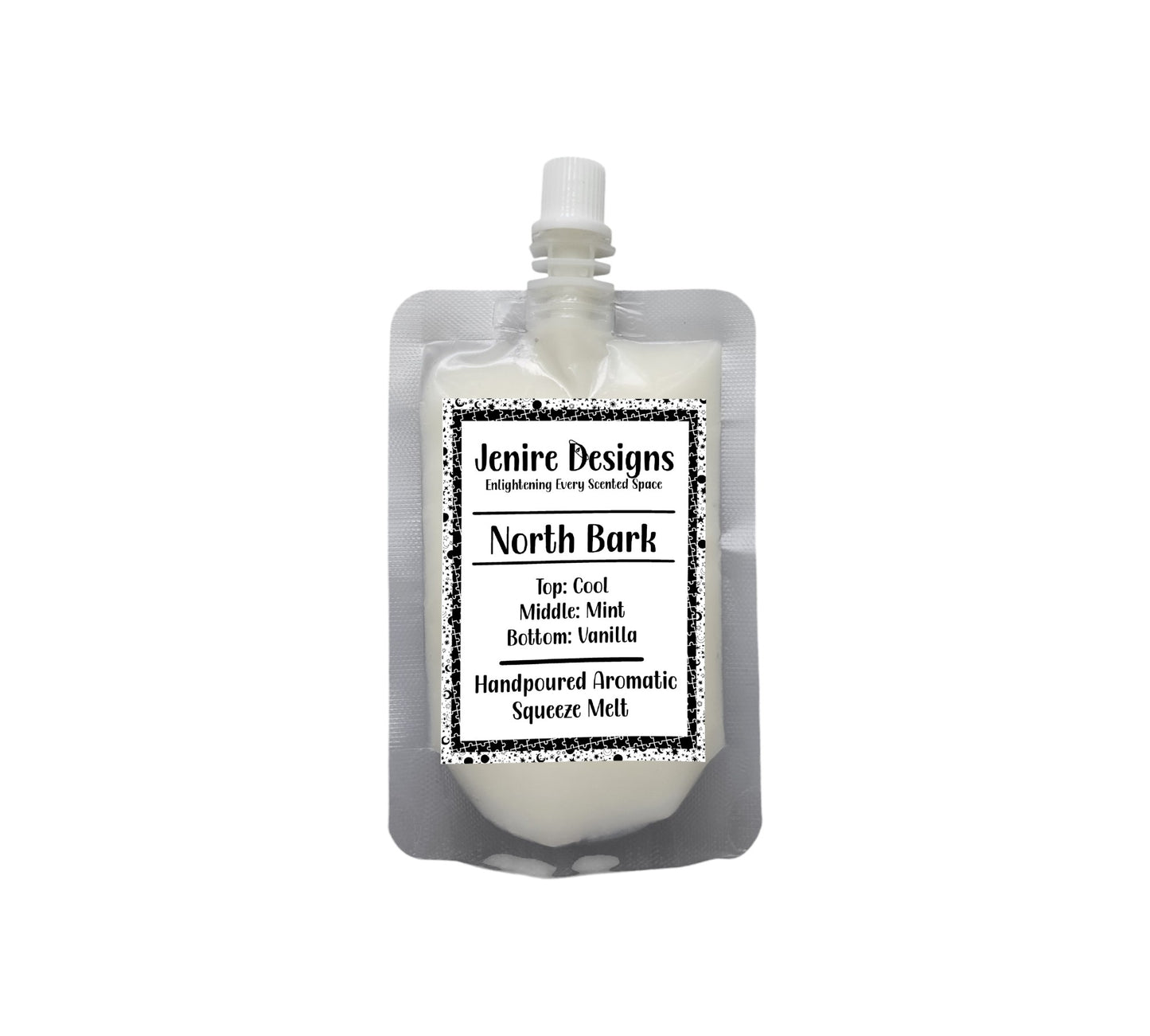 Experience the irresistible blend of creamy vanilla and sweet peppermint sticks with our highly scented, 2.5 oz North Bark Squeezable Wax Melt. Immerse yourself in luxury and add a touch of elegance to any room with the refreshing mint and comforting vanilla notes. Indulge your senses and enhance your space with North Bark.