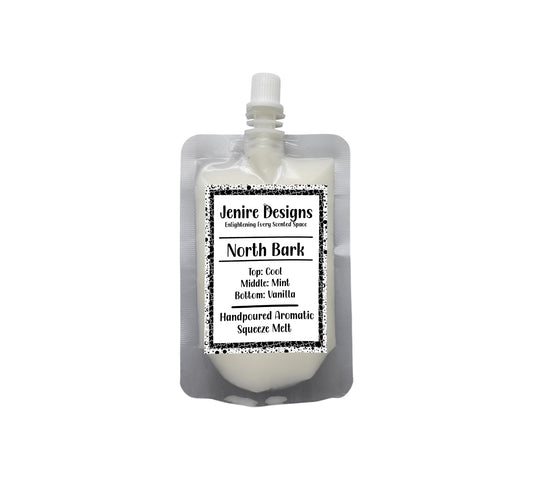 Experience the irresistible blend of creamy vanilla and sweet peppermint sticks with our highly scented, 2.5 oz North Bark Squeezable Wax Melt. Immerse yourself in luxury and add a touch of elegance to any room with the refreshing mint and comforting vanilla notes. Indulge your senses and enhance your space with North Bark.