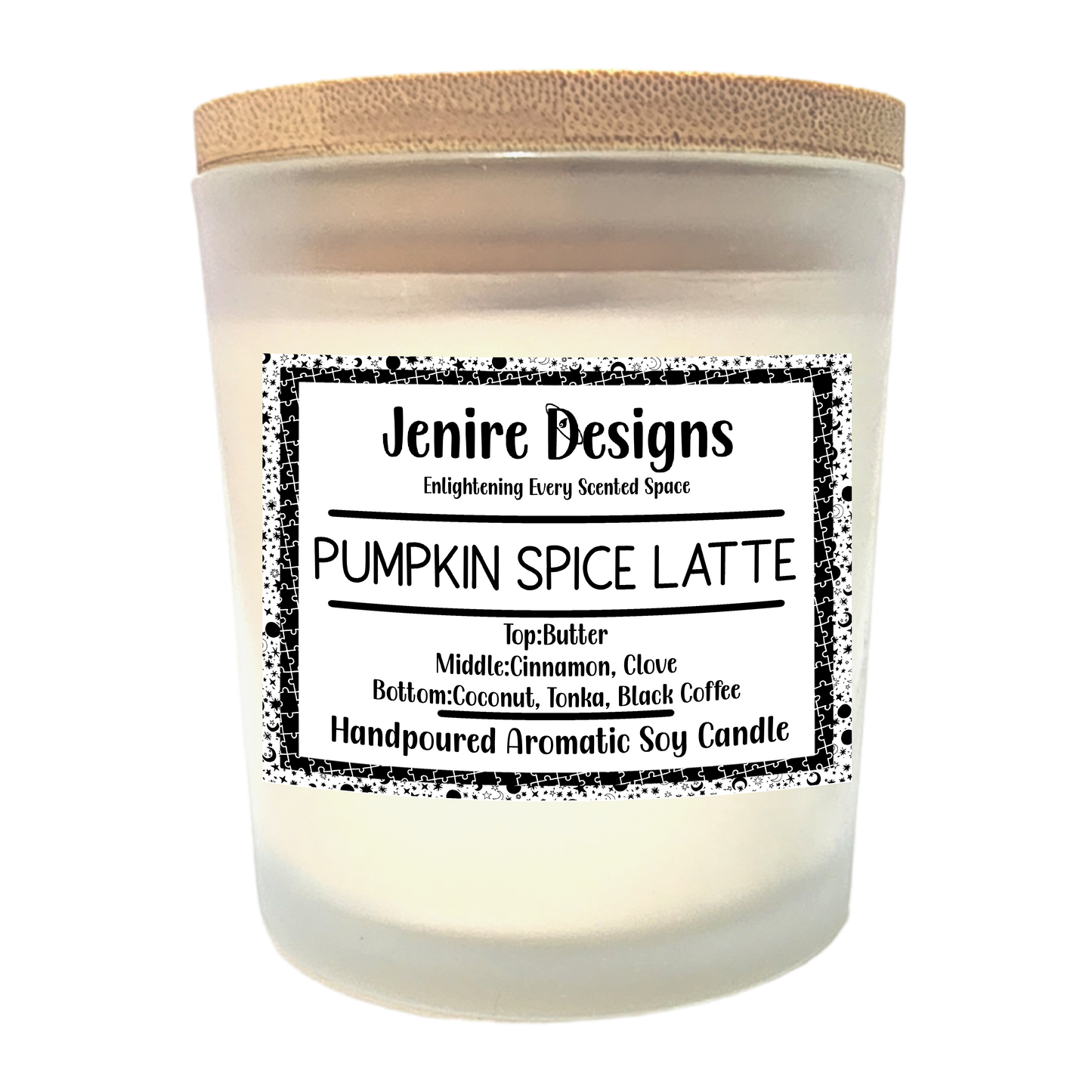 Spiced Pumpkin Latte Soy Candle (8 oz) – Rich Butter, Cinnamon-Clove, Coconut, Tonka & Coffee Depth • Free Shipping