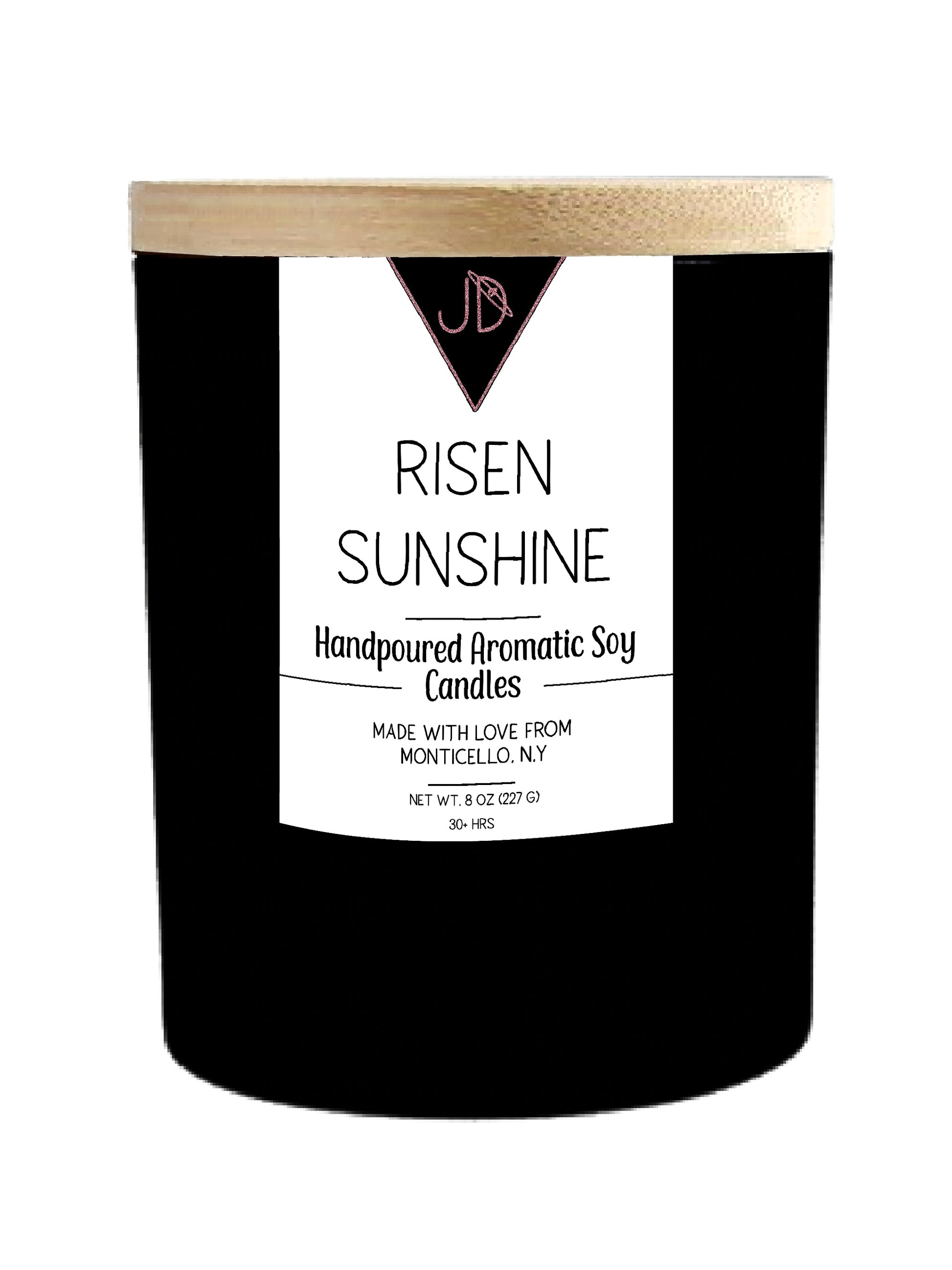 8 oz / 227 g
30+ hour burn time
100% soy wax, wood wick
Hand-poured in small batches, Sullivan County, NY
Notes: orange, lemon, lavender, vanilla, sandalwood

&nbsp; Candle Care – Jenire Designs