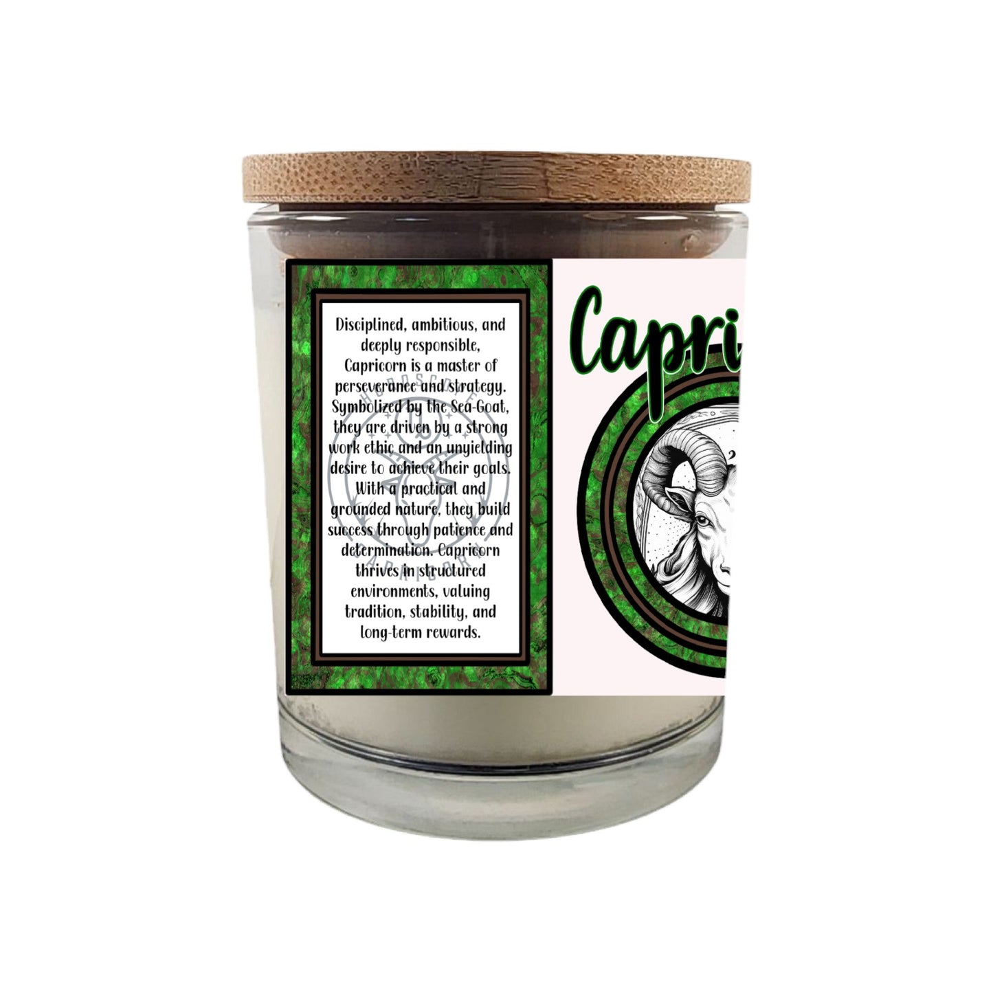 Celebrate the unwavering strength and quiet determination of Capricorn with our 8 oz Crackling Wood Wick Soy Candle—an earthy, refined tribute to those born between December 22 and January 19. Thoughtfully designed for the ambitious and disciplined Capricorn, this astrology-inspired candle makes the perfect birthday gift or self-care ritual for winter-born go-getters. Paired with a personalized printed horoscope and free shipping, it’s the ultimate celestial experience for the driven soul who’s always climb