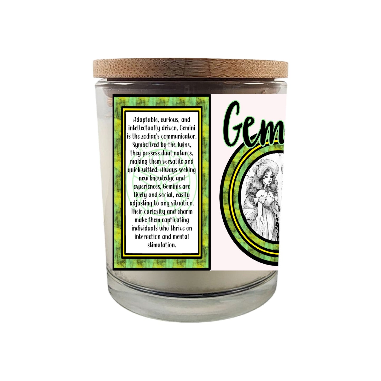 Celebrate the dynamic spirit of Gemini with our 8 oz Crackling Wood Wick Soy Candle, crafted to embody the intuitive and compassionate nature of those born between May 21 and June 20. This astrology-inspired candle makes an ideal gift for May and June birthdays, offering both ambiance and insight.

Key Features:

Zodiac-Inspired Design: Tailored to reflect Gemini's lively and adaptable personality.

Crackling Wood Wick: Provides a soothing, fireplace-like ambiance, enhancing relaxation.

Premium Soy Wax: En