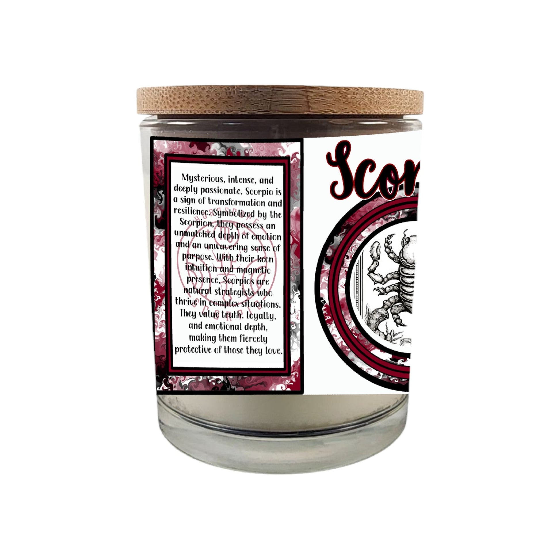 Celebrate the passionate and intense spirit of Scorpio with our 8 oz Crackling Wood Wick Soy Candle, thoughtfully crafted to embody the transformative and determined nature of those born between October 23 and November 21. This astrology-inspired candle is a perfect gift for October and November birthdays, bringing both atmosphere and astrological insight to your space.

Key Features:

Zodiac-Inspired Design: Tailored to reflect Scorpio’s mysterious and intense personality.

Crackling Wood Wick: Creates a c