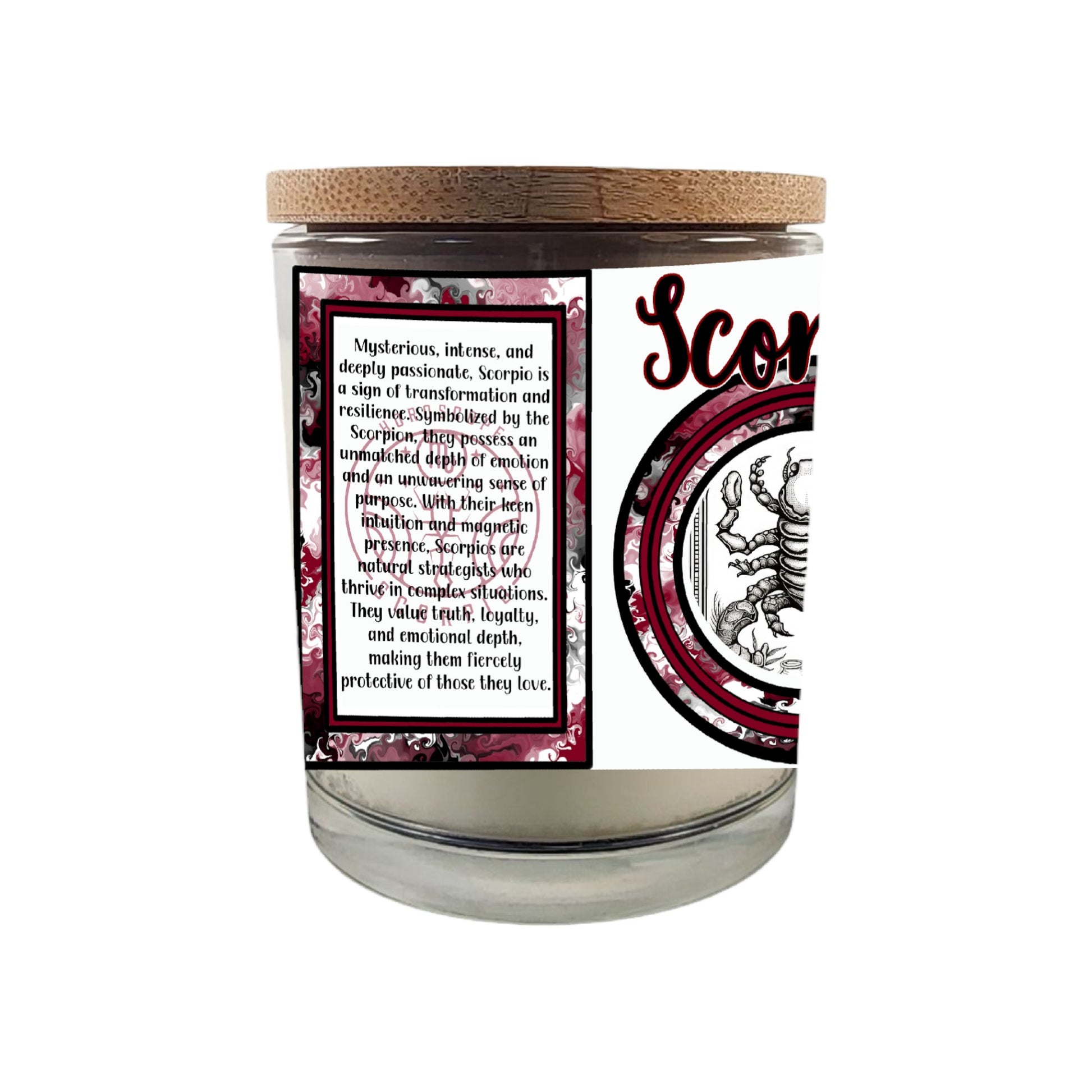 Celebrate the passionate and intense spirit of Scorpio with our 8 oz Crackling Wood Wick Soy Candle, thoughtfully crafted to embody the transformative and determined nature of those born between October 23 and November 21. This astrology-inspired candle is a perfect gift for October and November birthdays, bringing both atmosphere and astrological insight to your space.

Key Features:

Zodiac-Inspired Design: Tailored to reflect Scorpio’s mysterious and intense personality.

Crackling Wood Wick: Creates a c