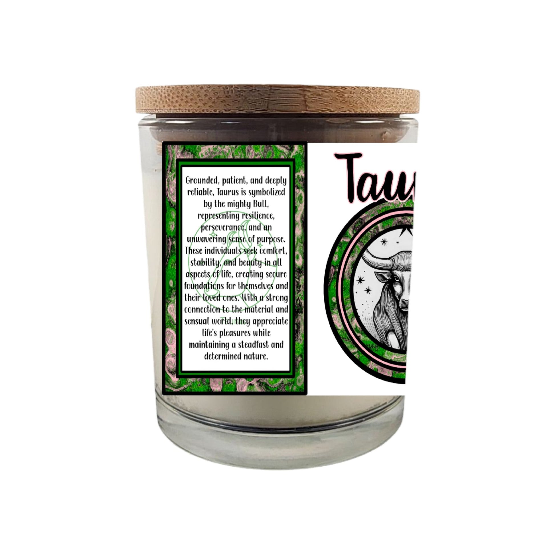 Celebrate the steadfast and reliable spirit of Taurus with our 8 oz Crackling Wood Wick Soy Candle. Designed for those born between April 20 and May 20, this candle embodies the smart and ambitious nature of the Taurus sign, making it an ideal astrology gift for April and May birthdays.

Key Features:

Zodiac-Inspired Design: Tailored to reflect Taurus' dependable and grounded personality.

Crackling Wood Wick: Provides a soothing, fireplace-like ambiance, enhancing relaxation.

Premium Soy Wax: Crafted fro