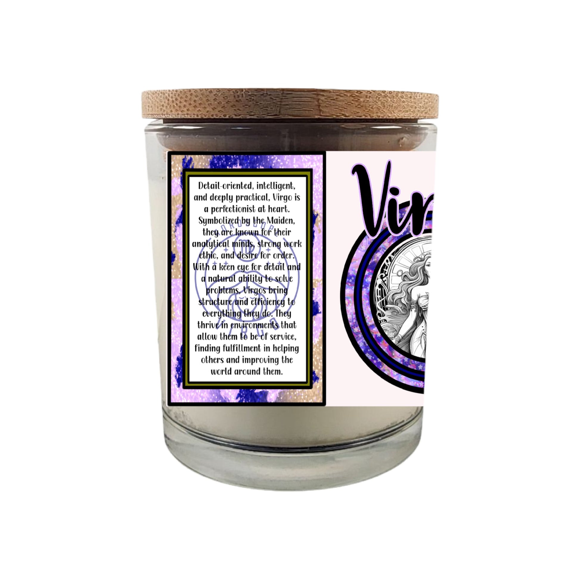 Honor the precision and practicality of Virgo with our 8 oz Crackling Wood Wick Soy Candle, thoughtfully designed to reflect the grounded, intelligent nature of those born between August 23 and September 22. This astrology-inspired candle is the perfect gift for August and September birthdays, offering a calm, focused ambiance and personalized cosmic insight.

Key Features:

Zodiac-Inspired Design: Crafted to embody Virgo’s detail-oriented, reliable, and thoughtful personality—perfect for the introspective 