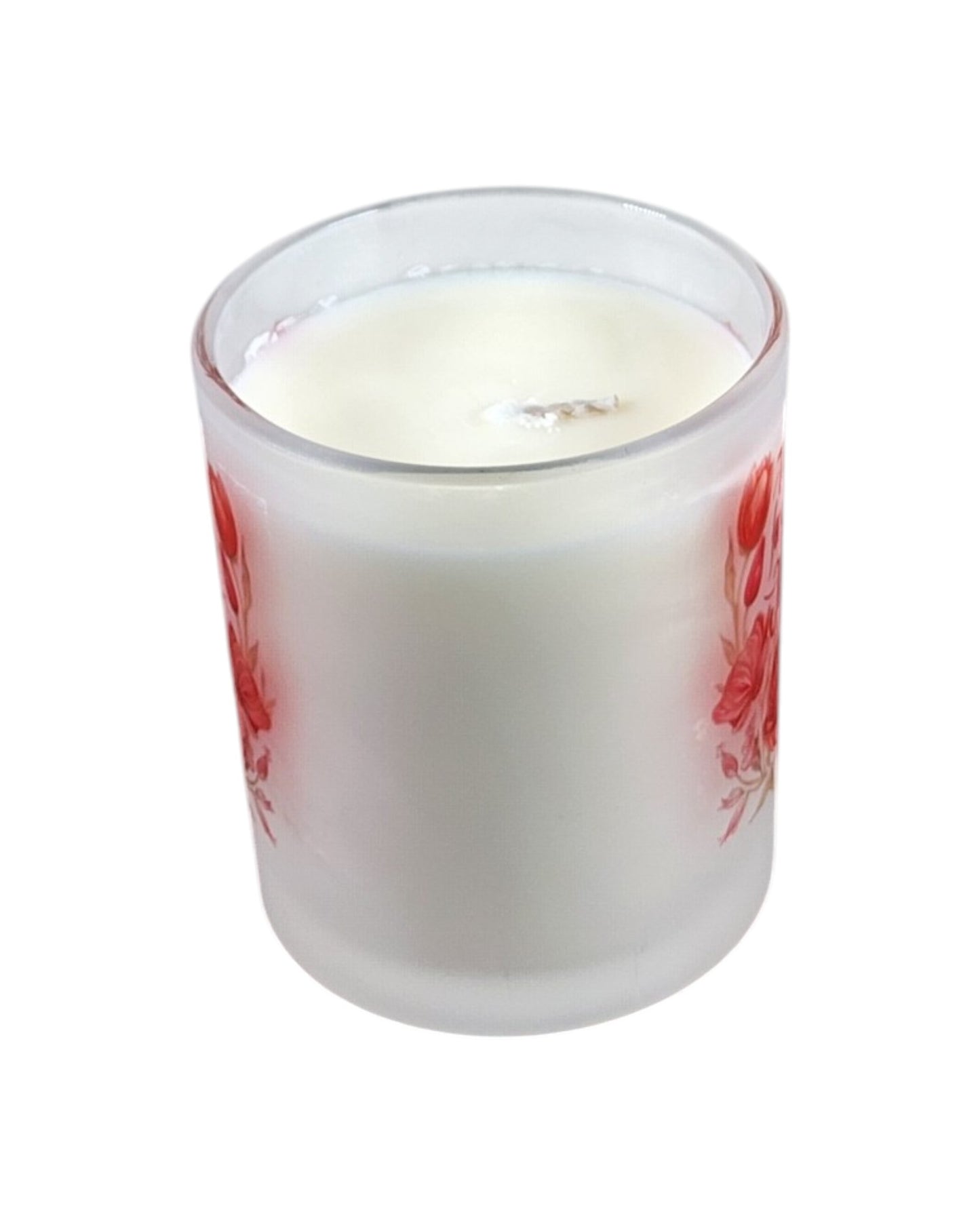 Thank You | Red Pineapple Type Soy Candle | 8 oz | Sublimated Glass Vessel| Jenire Designs